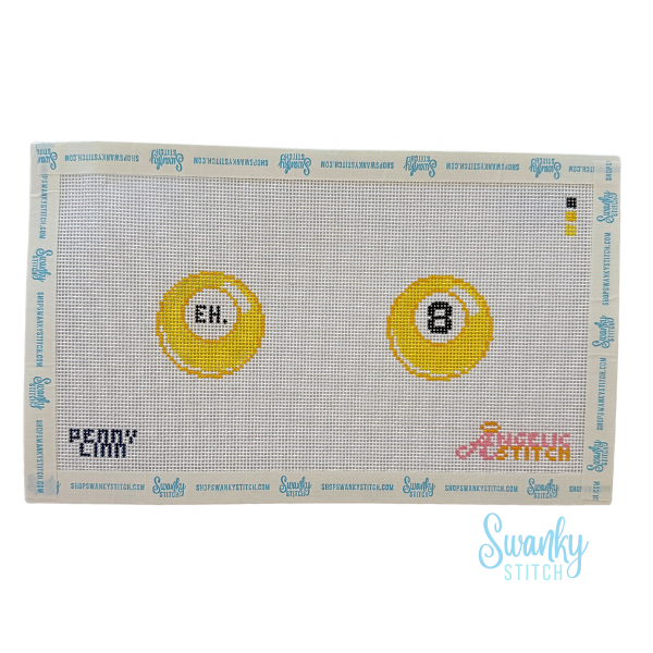 Mini 8-Ball - Yellow "Eh"