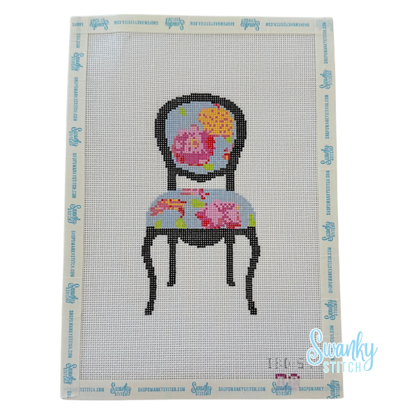 Floral Slipper Chair