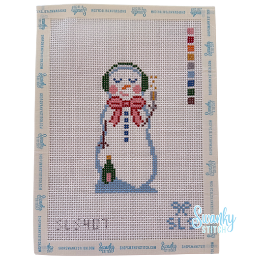 Champagne Snow Woman