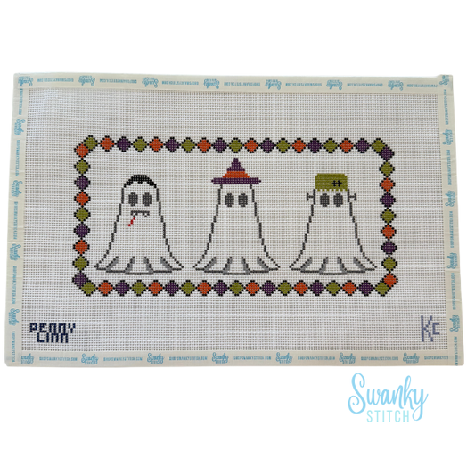 Vintage Halloween: Ghosts in a Row