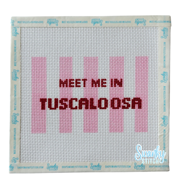 Meet Me In Tuscaloosa Needlepoint Canvas