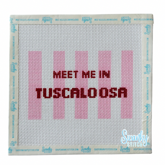 Meet Me In Tuscaloosa Needlepoint Canvas