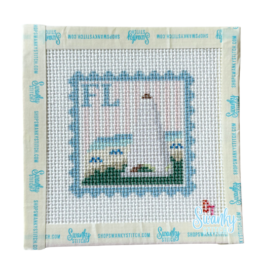 Postmarked: Florida Needlepoint Canvas