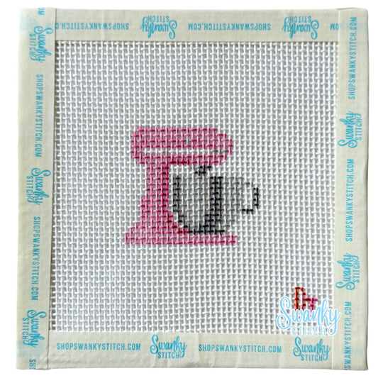 Whisk Me Away Stand Mixer Needlepoint Canvas