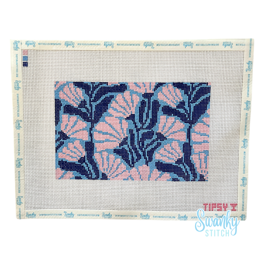 Pink & Blue Blooms Purse Insert