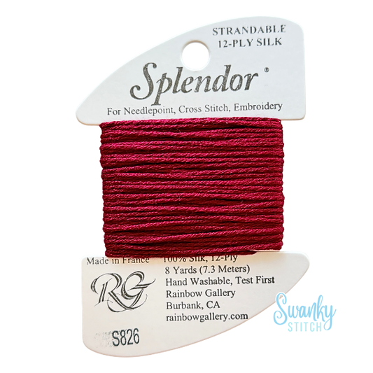 Splendor S826 Burgundy