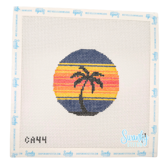 Retro Palm Sunset
