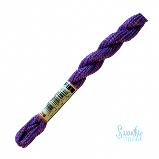 DMC 3 Pearl Cotton 208 Pansy