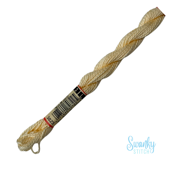DMC 3 Pearl Cotton 3823 Moonshine