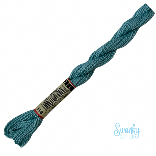 DMC 3 Pearl Cotton 598 Pale Lagoon