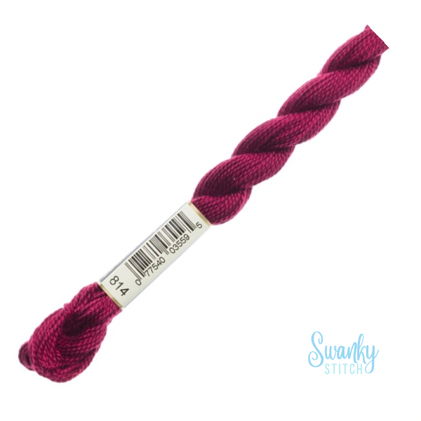 DMC 3 Pearl Cotton 814 Vin Rouge
