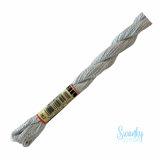 DMC 3 Pearl Cotton 762 Pearl Grey