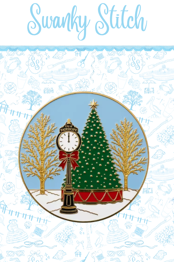 Fairhope Christmas Clock Needle Minder