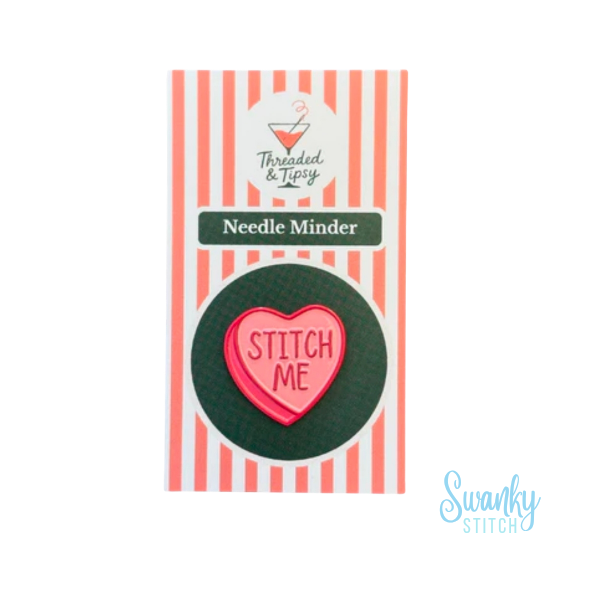Pink Stitch Me Heart Needle Minder