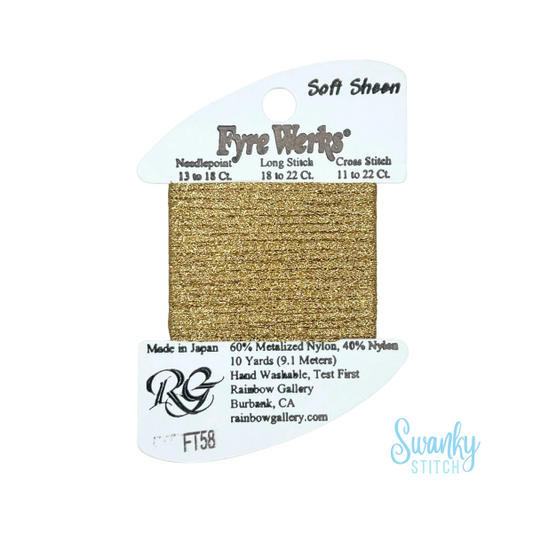 Fyre Werks Soft Sheen FT58 Gold