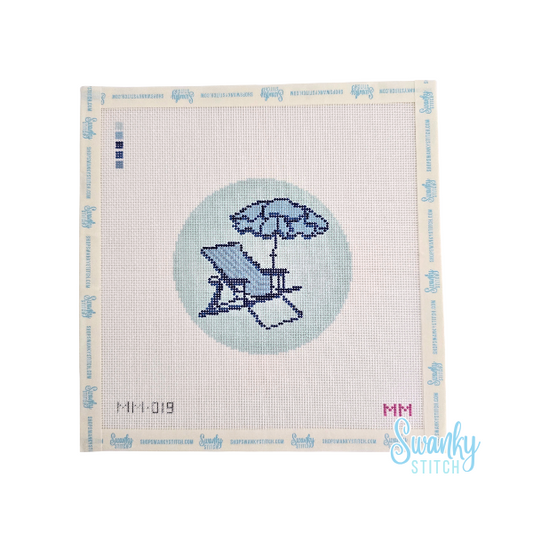 Beach Chair & Umbrella