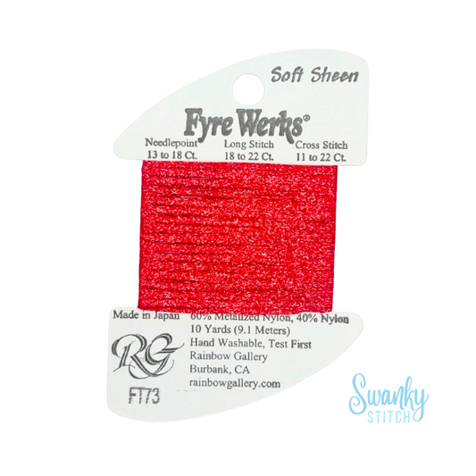 Fyre Werks Soft Sheen FT73 Christmas Red