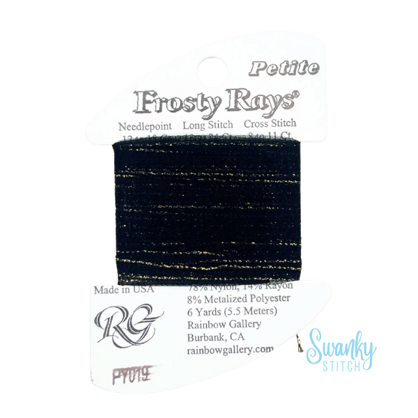 Petite Frosty Rays PY021 Black Multi Gloss