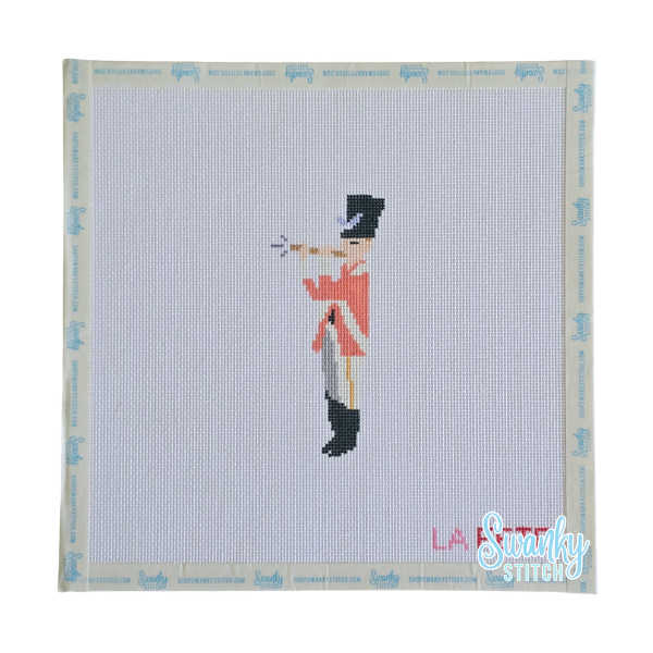 12 Days Of Christmas - Eleven Pipers Piping Hand Painted Needlepoint Canvas