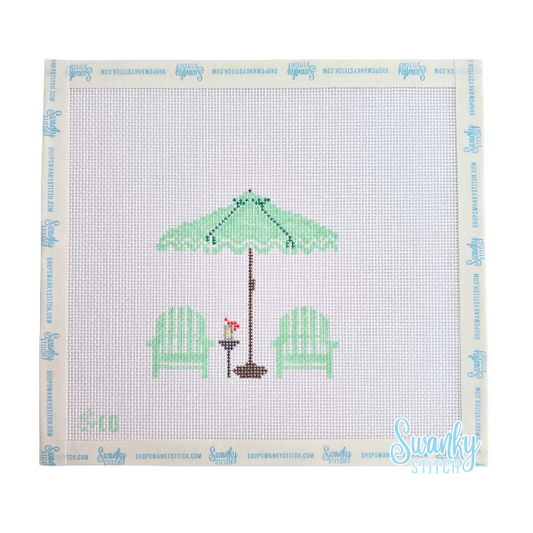 Umbrella with Chairs