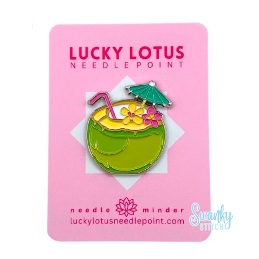 Green Coconut Drink Needle Minder