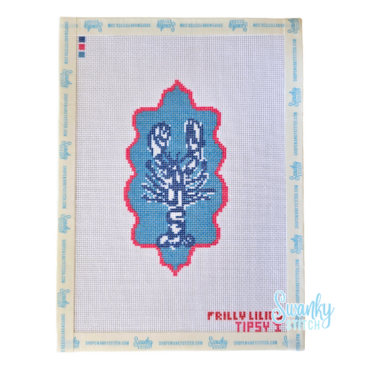 Frilly Lillies 18 Mesh Blue Lobster