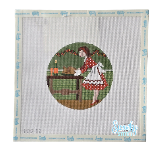 Betty Loves Thanksgiving Canvas and Stitch Guide