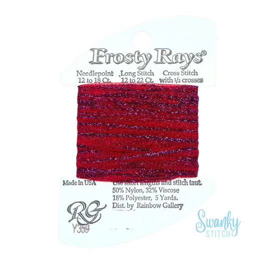 Frosty Rays Y359 Very Dark Red Gloss