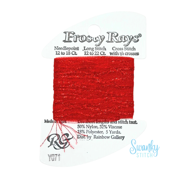 Frosty Rays Y071 Christmas Red Gloss