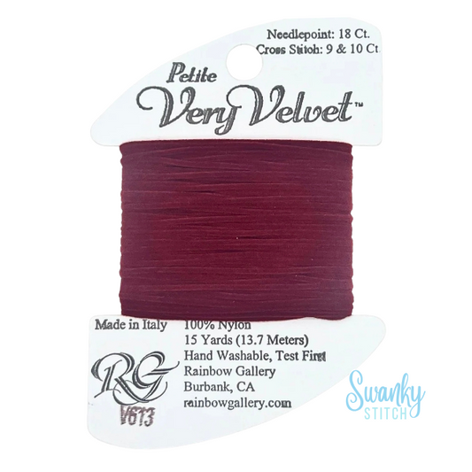 Petite Very Velvet V613 Burgundy
