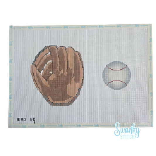 Baseball Glove with Ball, 7" Shaped Tooth Fairy Pillow - 13 mesh