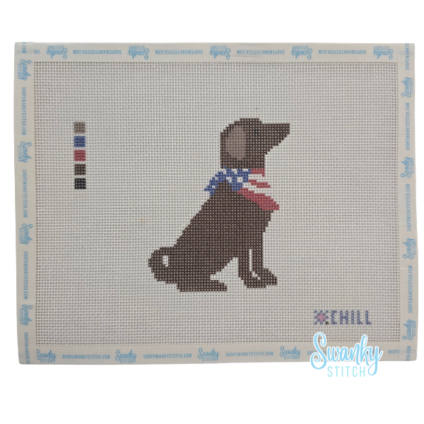 Patriotic Dog Ornament