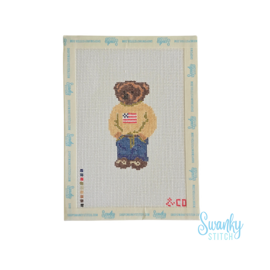 Tan Flag Bear