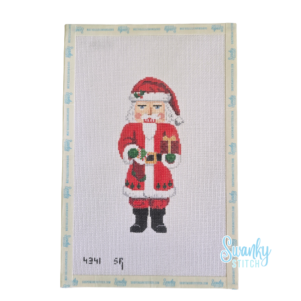 Nutcracker, Santa with Stocking - 18 Mesh