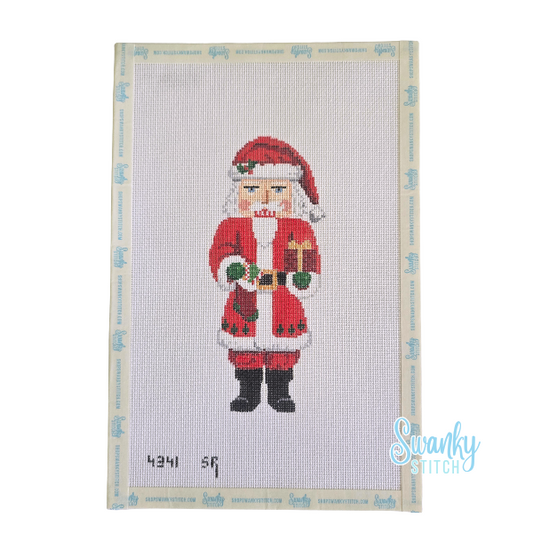 Nutcracker, Santa with Stocking - 18 Mesh
