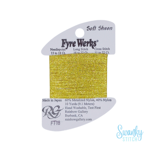 Fyre Werks Soft Sheen FT18 Yellow Gold